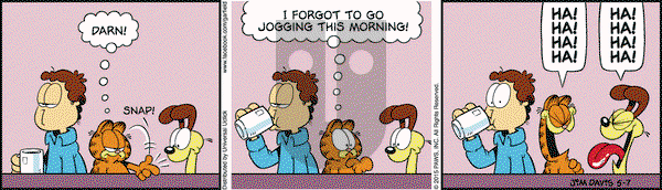 Garfield on Thursday May 7, 2015 Comic Strip