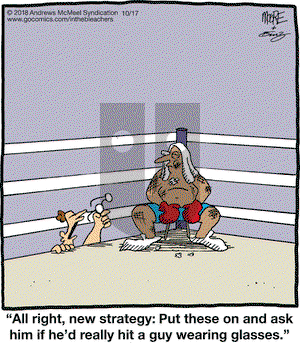 In the Bleachers on Wednesday October 17, 2018 Comic Strip