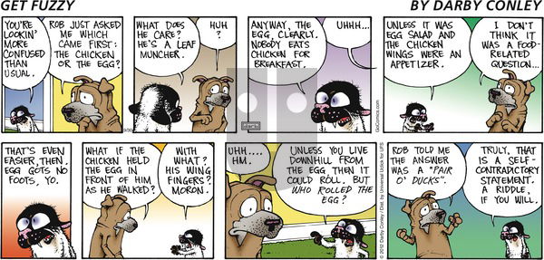 Get Fuzzy on Sunday September 30, 2012 Comic Strip