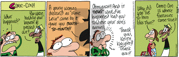 The Knight Life on Saturday July 23, 2011 Comic Strip