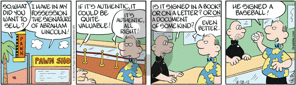 Drabble on Tuesday August 28, 2012 Comic Strip