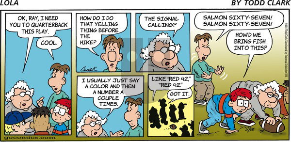 Lola on Sunday November 15, 2015 Comic Strip