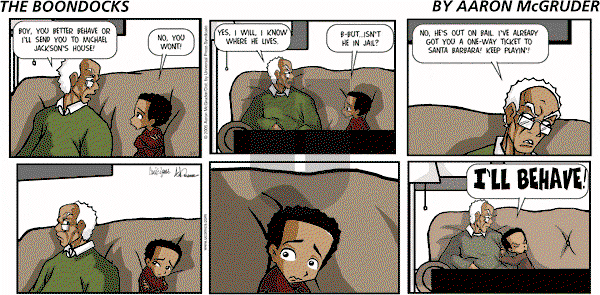 The Boondocks on Sunday October 28, 2012 Comic Strip