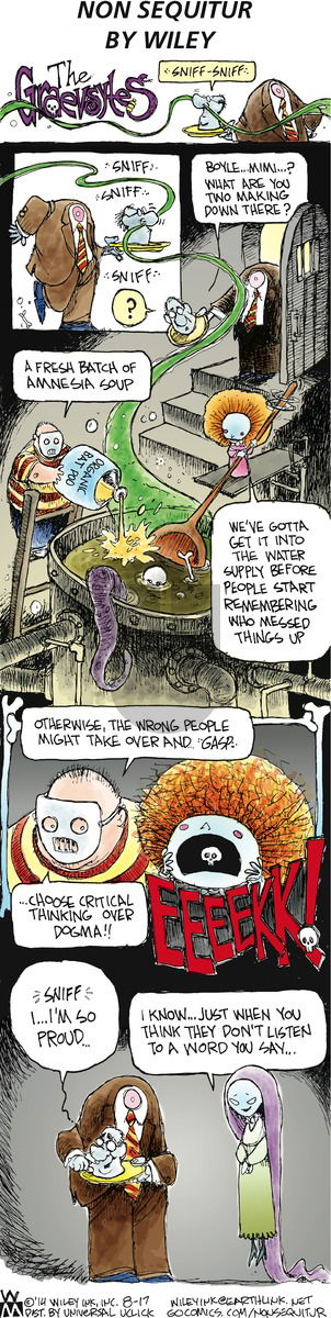 Non Sequitur on Sunday August 17, 2014 Comic Strip