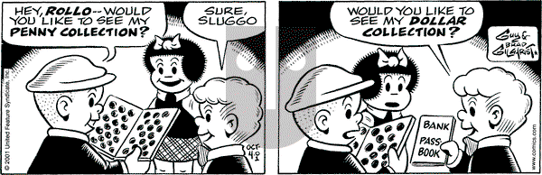 Nancy on Thursday December 6, 2001 Comic Strip