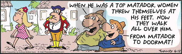 Frank and Ernest on Tuesday June 12, 2018 Comic Strip