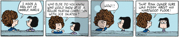 Peanuts on Thursday November 30, 2000 Comic Strip