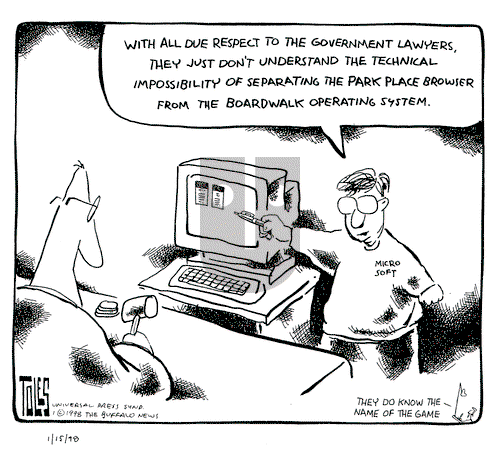 Tom Toles - Thursday January 15, 1998 Comic Strip