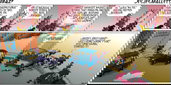 Frazz on Thursday August 8, 2002 Comic Strip