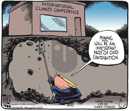 Tom Toles on Wednesday December 12, 2018 Comic Strip