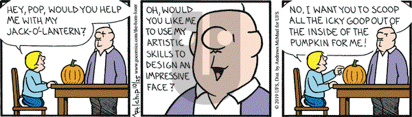 The Born Loser on Friday October 25, 2019 Comic Strip