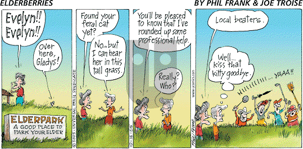 The Elderberries on Sunday October 16, 2005 Comic Strip