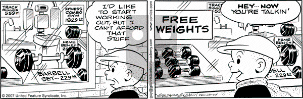 Nancy on Saturday December 29, 2007 Comic Strip