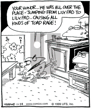 Reality Check on Wednesday November 24, 1999 Comic Strip