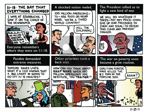 Ted Rall on Friday November 25, 2011 Comic Strip