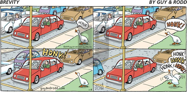 Brevity on Sunday February 8, 2009 Comic Strip