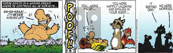 Over the Hedge on Saturday February 10, 2018 Comic Strip