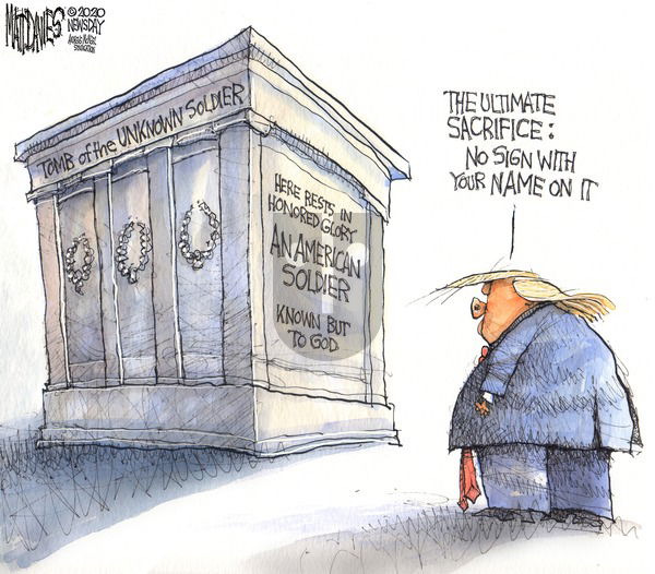 Matt Davies on Sunday September 6, 2020 Comic Strip