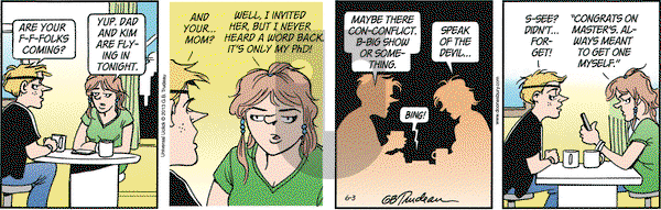 Doonesbury on Monday June 3, 2013 Comic Strip