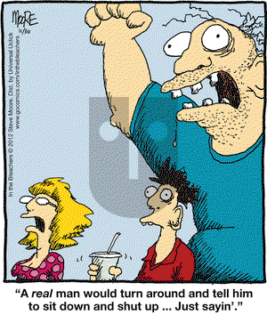 In the Bleachers on Friday November 30, 2012 Comic Strip