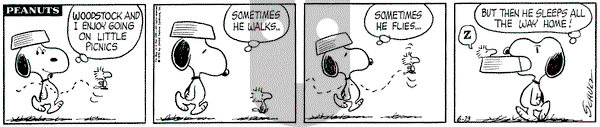Peanuts on Tuesday June 23, 1970 Comic Strip