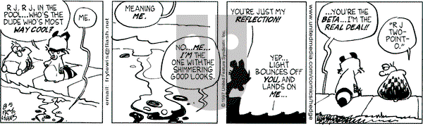 Over the Hedge on Tuesday August 5, 1997 Comic Strip