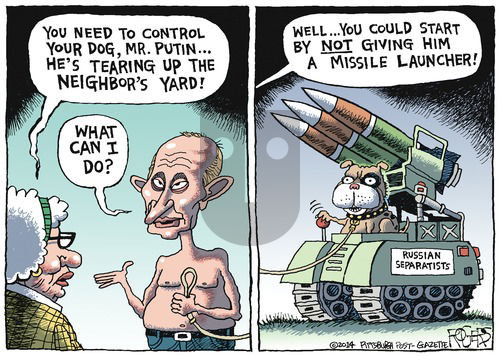 Rob Rogers on Sunday July 20, 2014 Comic Strip
