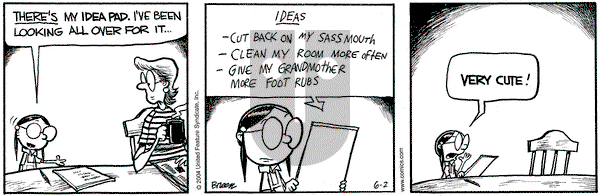 Grand Avenue on Wednesday June 2, 2004 Comic Strip