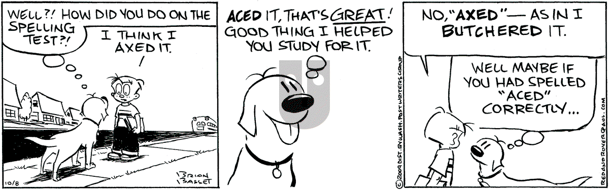 Red and Rover - Thursday October 8, 2009 Comic Strip