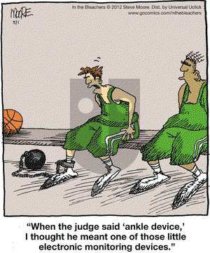 In the Bleachers on Tuesday May 1, 2012 Comic Strip