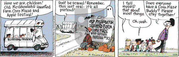 Cul de Sac on Monday October 26, 2015 Comic Strip