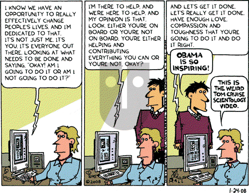 Ted Rall on Thursday January 24, 2008 Comic Strip