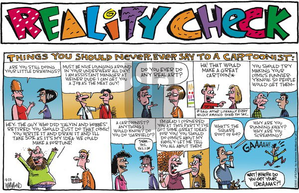 Reality Check on Sunday September 23, 2018 Comic Strip