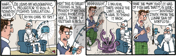 Monty on Wednesday April 22, 2009 Comic Strip