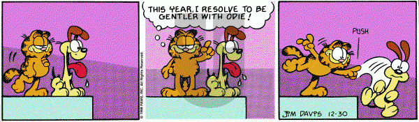 Garfield on Friday December 30, 1988 Comic Strip