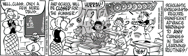 Rose is Rose on Thursday May 17, 2007 Comic Strip
