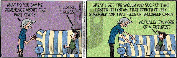 Grand Avenue on Friday January 2, 2015 Comic Strip