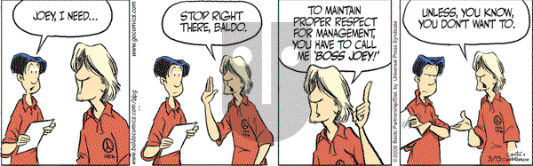 Baldo - Friday March 13, 2009 Comic Strip