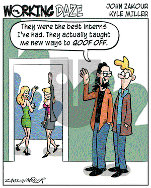 Working Daze on Friday February 18, 2005 Comic Strip