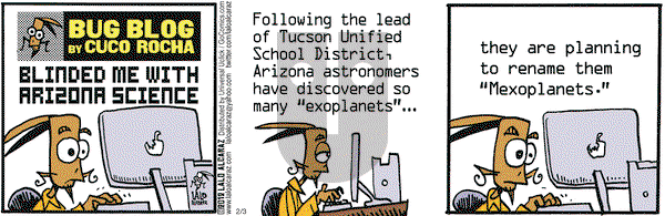 La Cucaracha on Friday February 3, 2012 Comic Strip