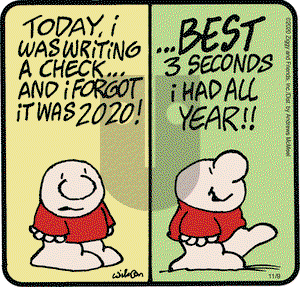 Ziggy on Monday November 9, 2020 Comic Strip