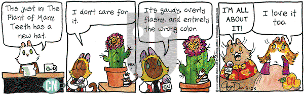 Breaking Cat News on Monday March 25, 2019 Comic Strip