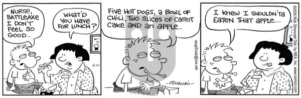 Soup to Nutz - Old on Wednesday April 12, 2006 Comic Strip