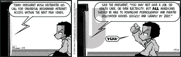 The Boondocks on Wednesday November 7, 2012 Comic Strip
