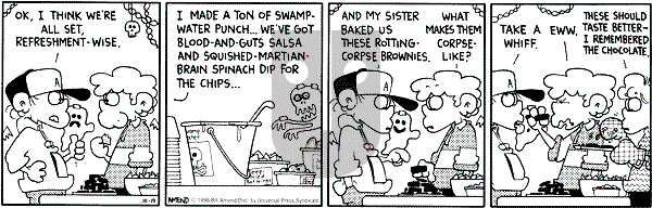 FoxTrot on Saturday October 19, 1996 Comic Strip