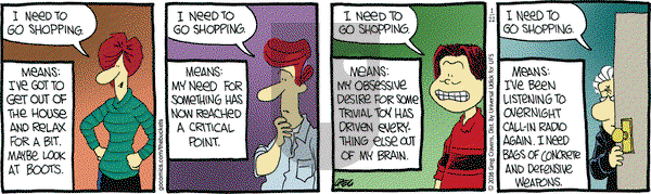 The Buckets on Friday January 22, 2016 Comic Strip