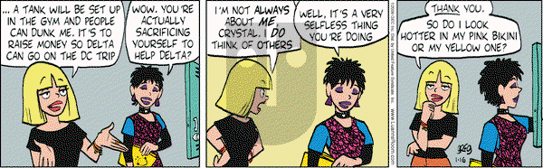Luann on Friday January 16, 2009 Comic Strip