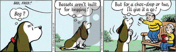Fred Basset on Saturday January 16, 2016 Comic Strip