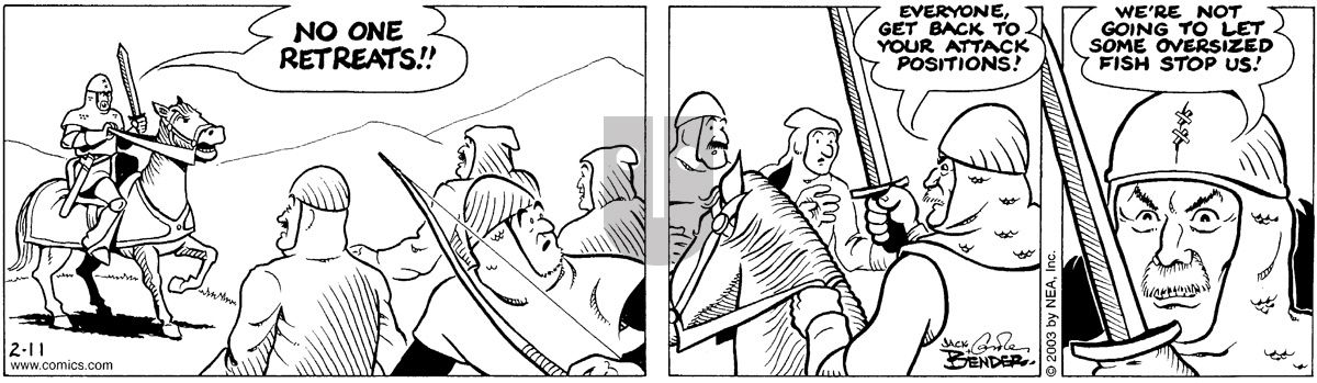 Alley Oop - Tuesday February 11, 2003 Comic Strip