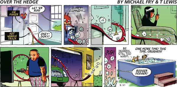 Over the Hedge on Sunday August 27, 2017 Comic Strip